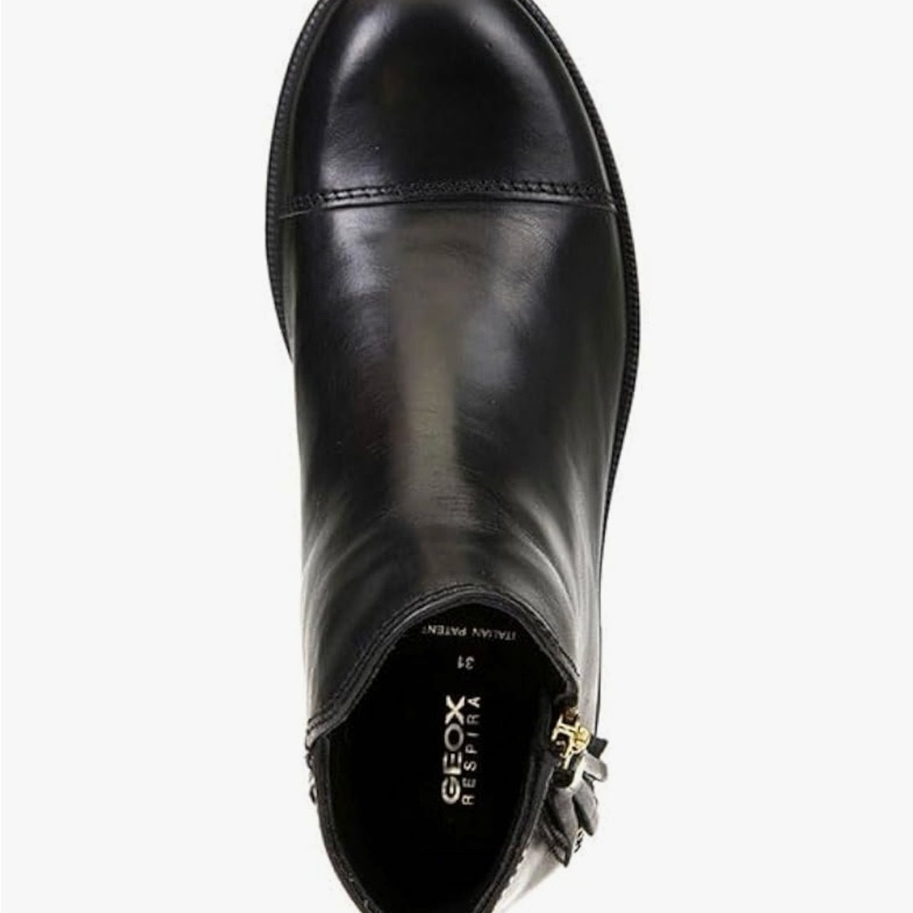 Geox Girls Chelsea LEATHER Ankle Boots size 34 M EU (3 M US) - Picture 5 of 7